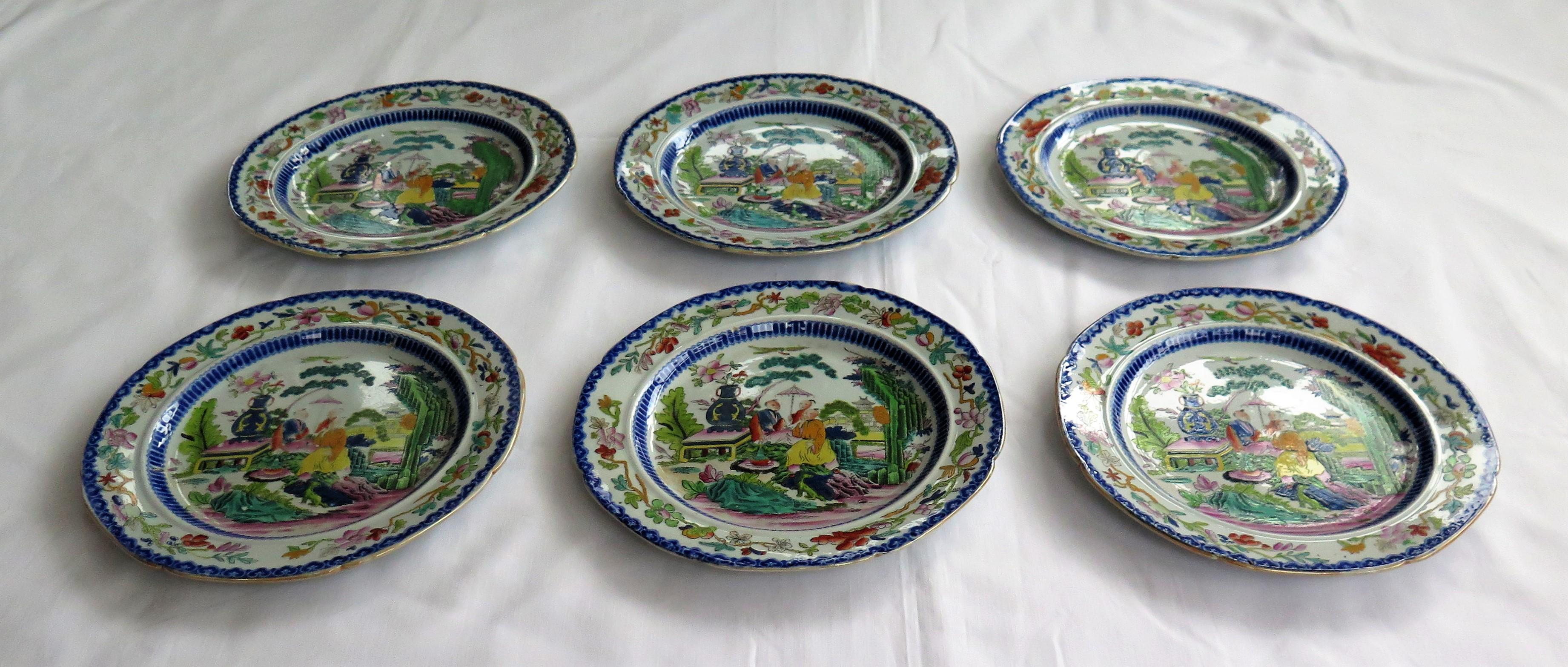 masons ironstone plates pattern