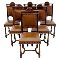 Set of Six Eclectic Chairs, France, circa 1900