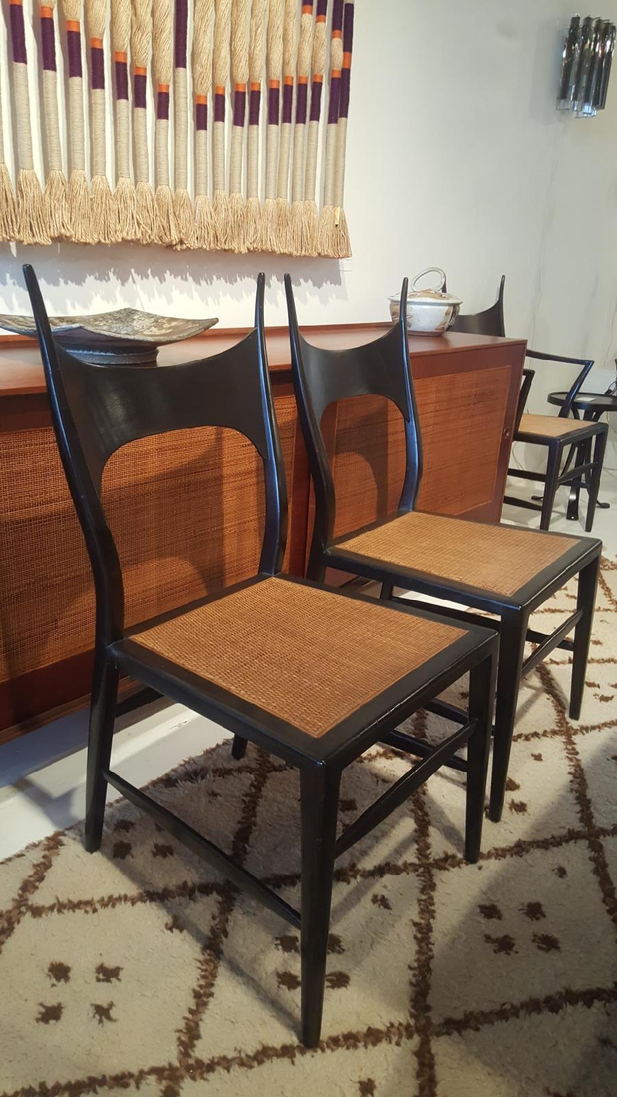 Set of Eight Edward Wormley 5580 Dining Chairs for Dunbar, 1950s 6