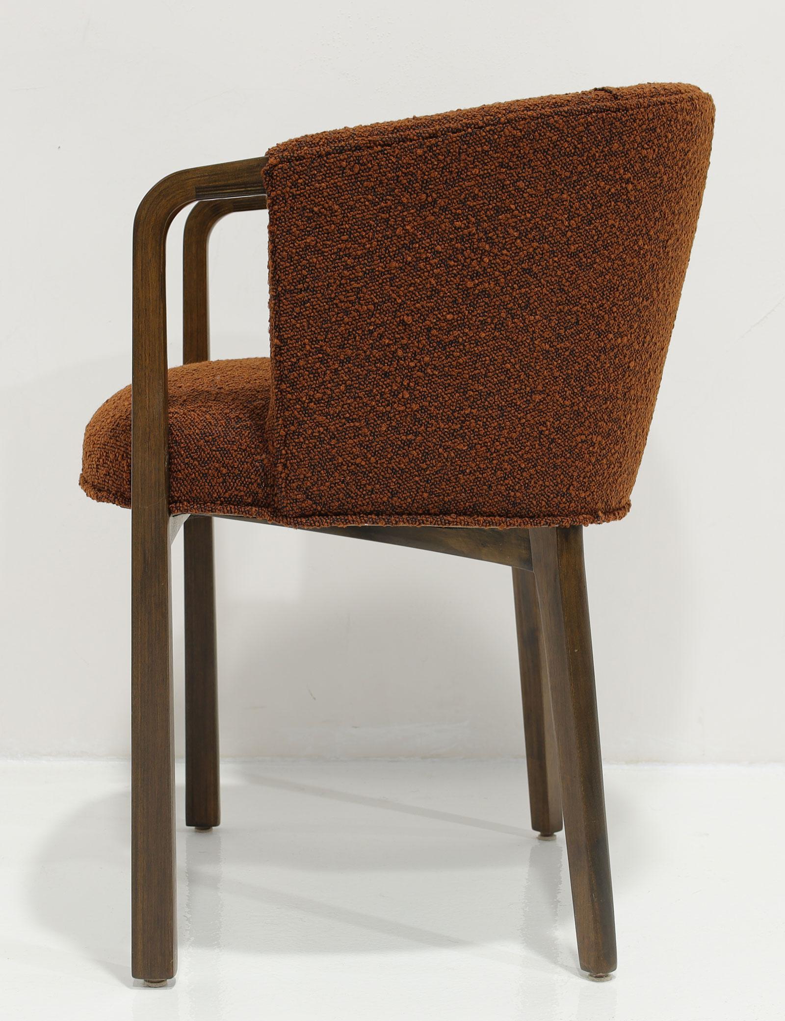 Ensemble de six chaises de salle à manger Boucle Edward Wormley pour Dunbar Bon état - En vente à Dallas, TX