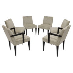 Set of Six Edward Wormley for Dunbar Dining Chairs in Linherr Hollingsworth