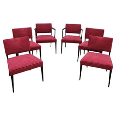 Set of Six Edward Wormley Mid Century Dunbar Dining Chairs Circa 1940-50’s