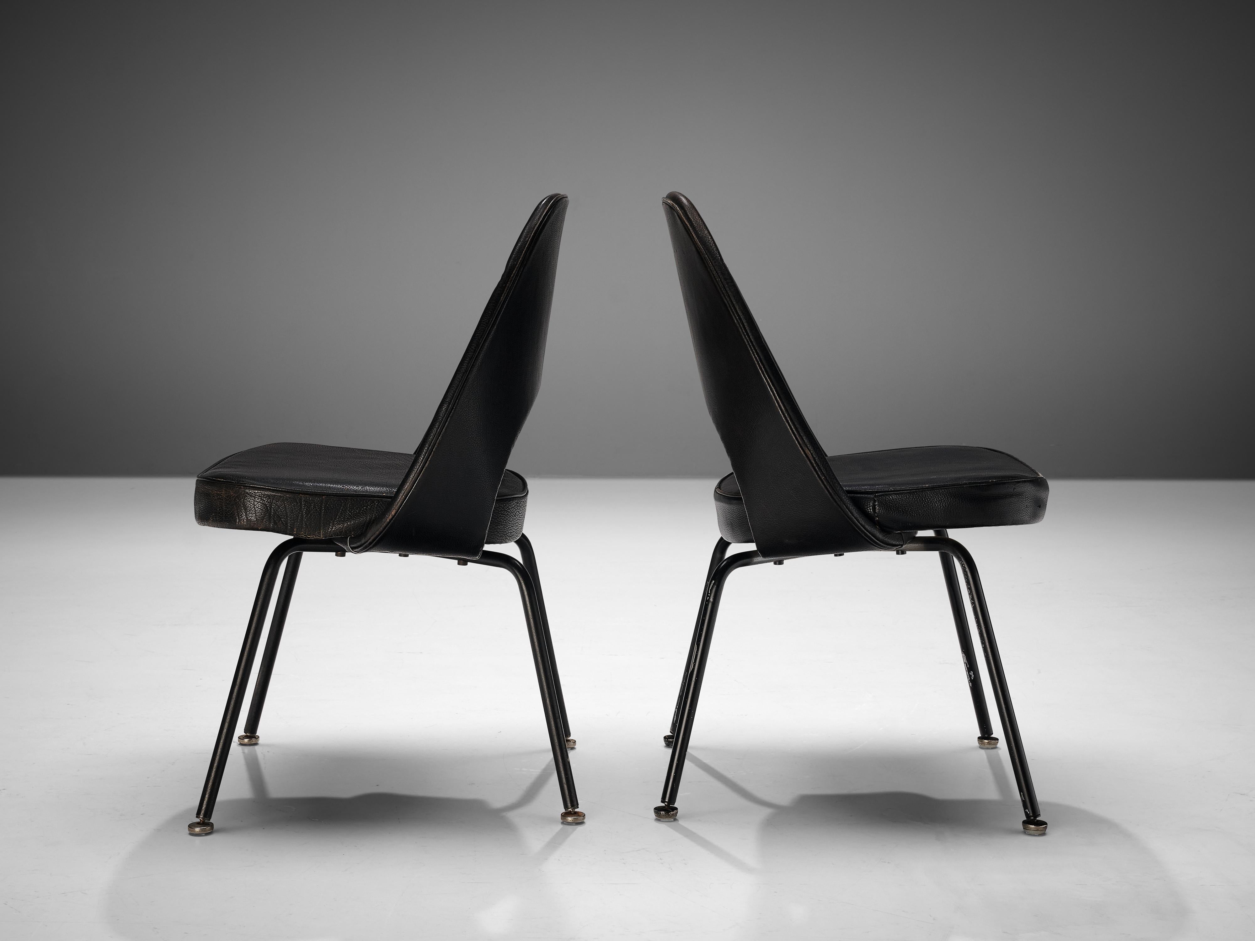 Set of Six Eero Saarinen for Knoll International Dining Chairs 1