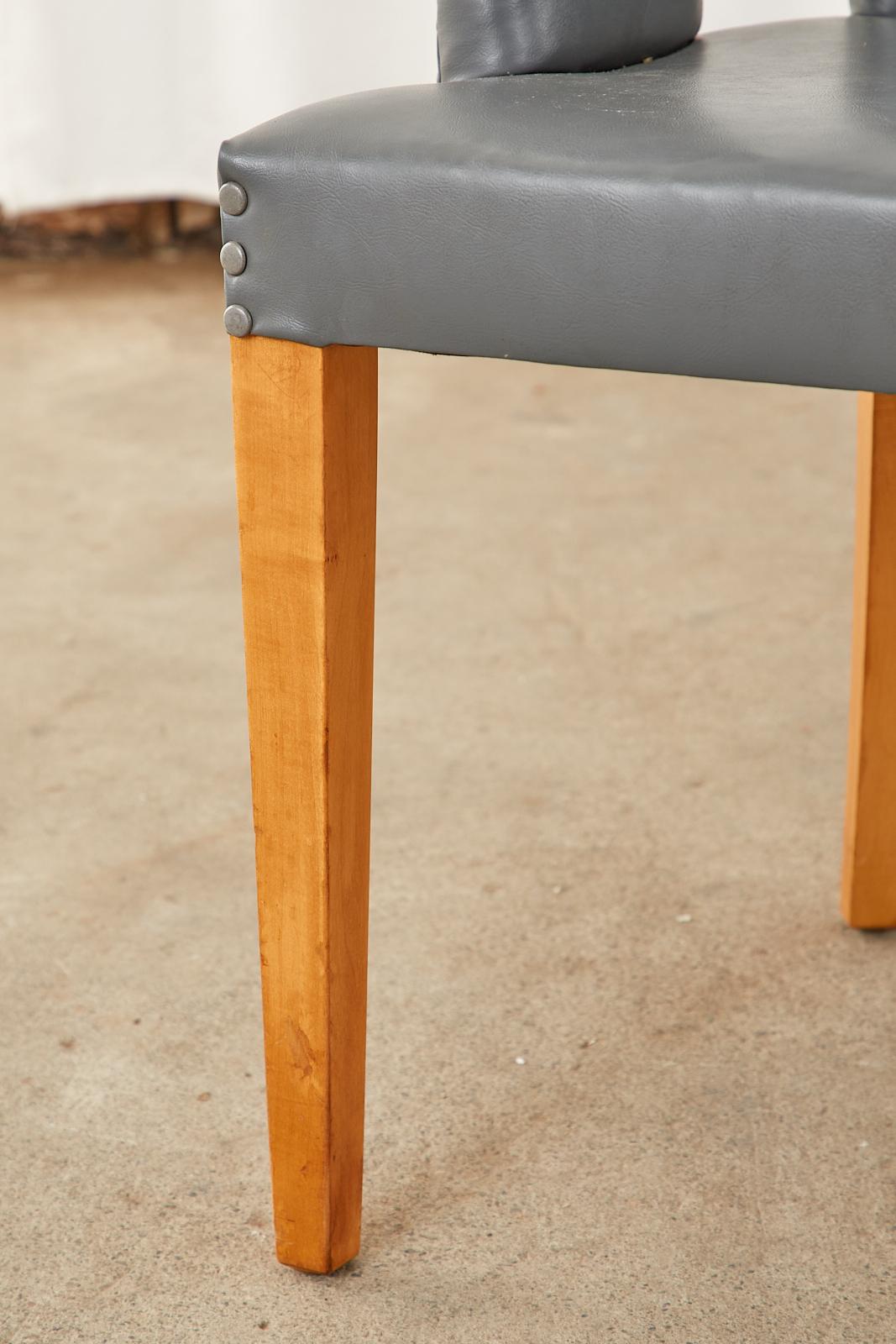 Set aus sechs Esszimmerstühlen aus Birkenholz von Eliel Saarinen im Angebot 10