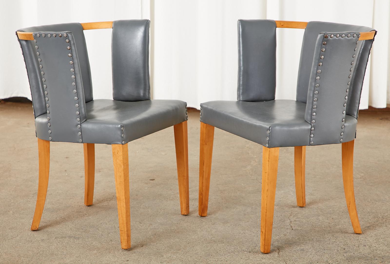 Set aus sechs Esszimmerstühlen aus Birkenholz von Eliel Saarinen (Handgefertigt) im Angebot
