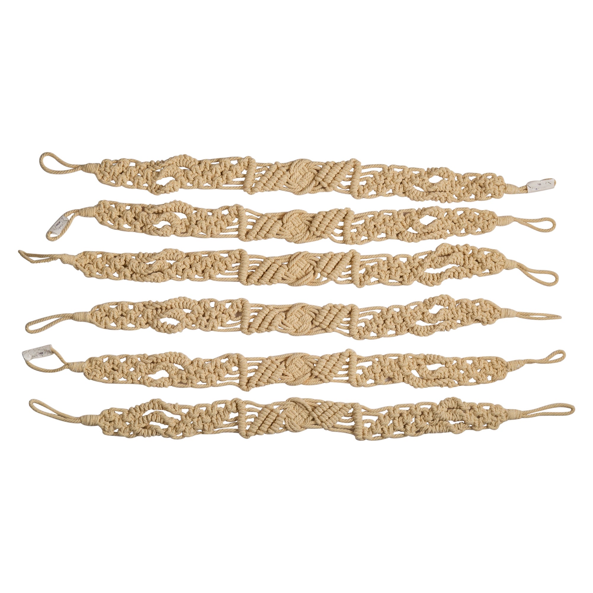 Set von sechs Umarmen für Vorhängelampen