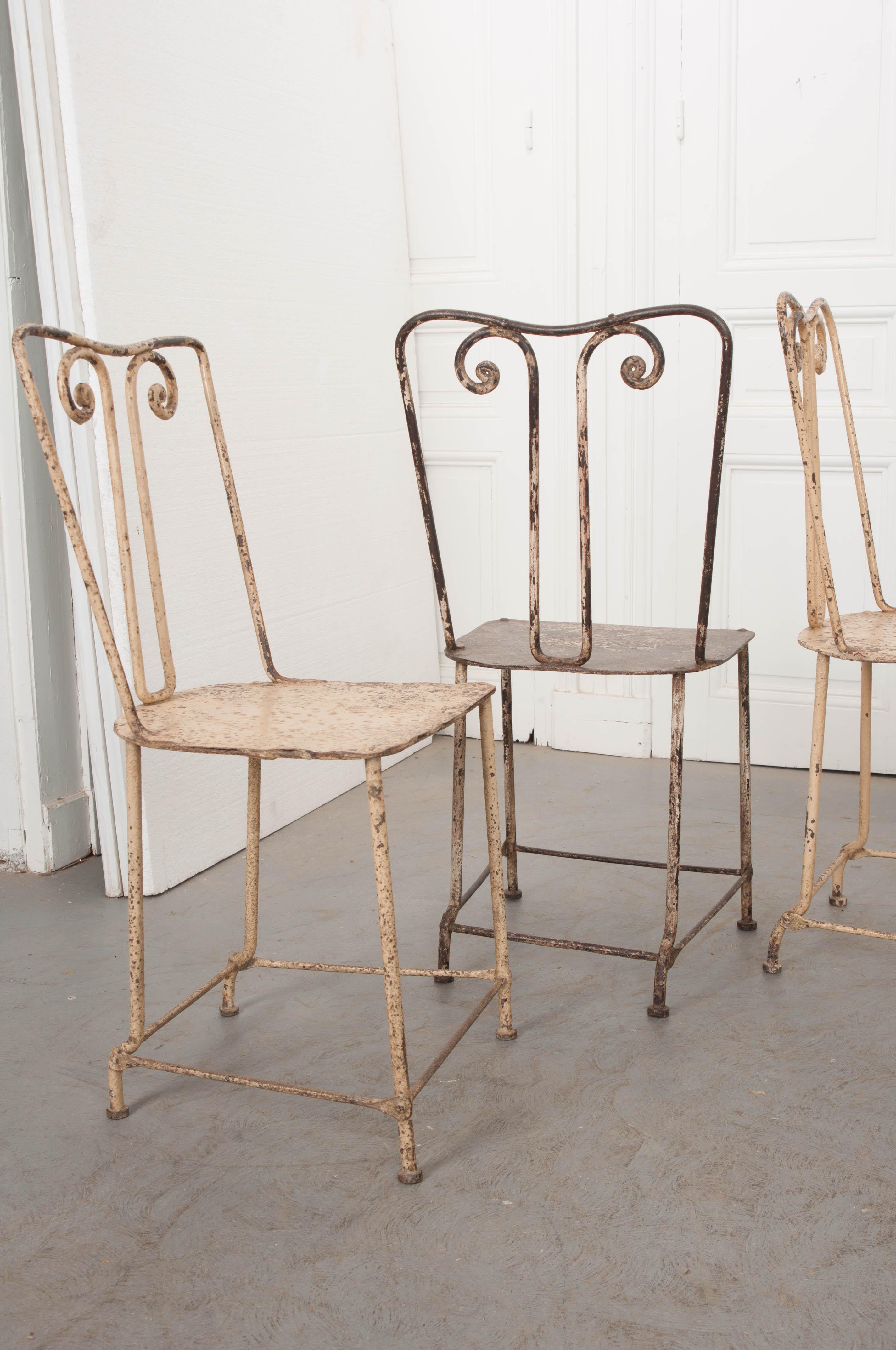 Set of Six English 19th Century Garden Chairs 10