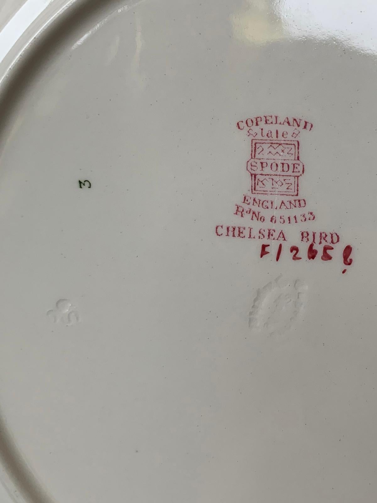 spode bird plates