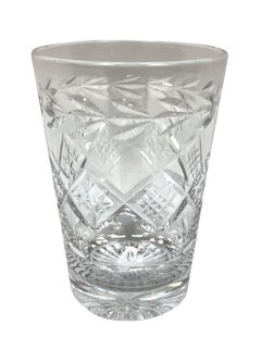 Set Of Six English Cut Glass Tumblers