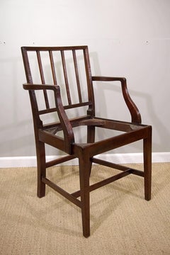 Set of Six English Mahogany Dining Chairs