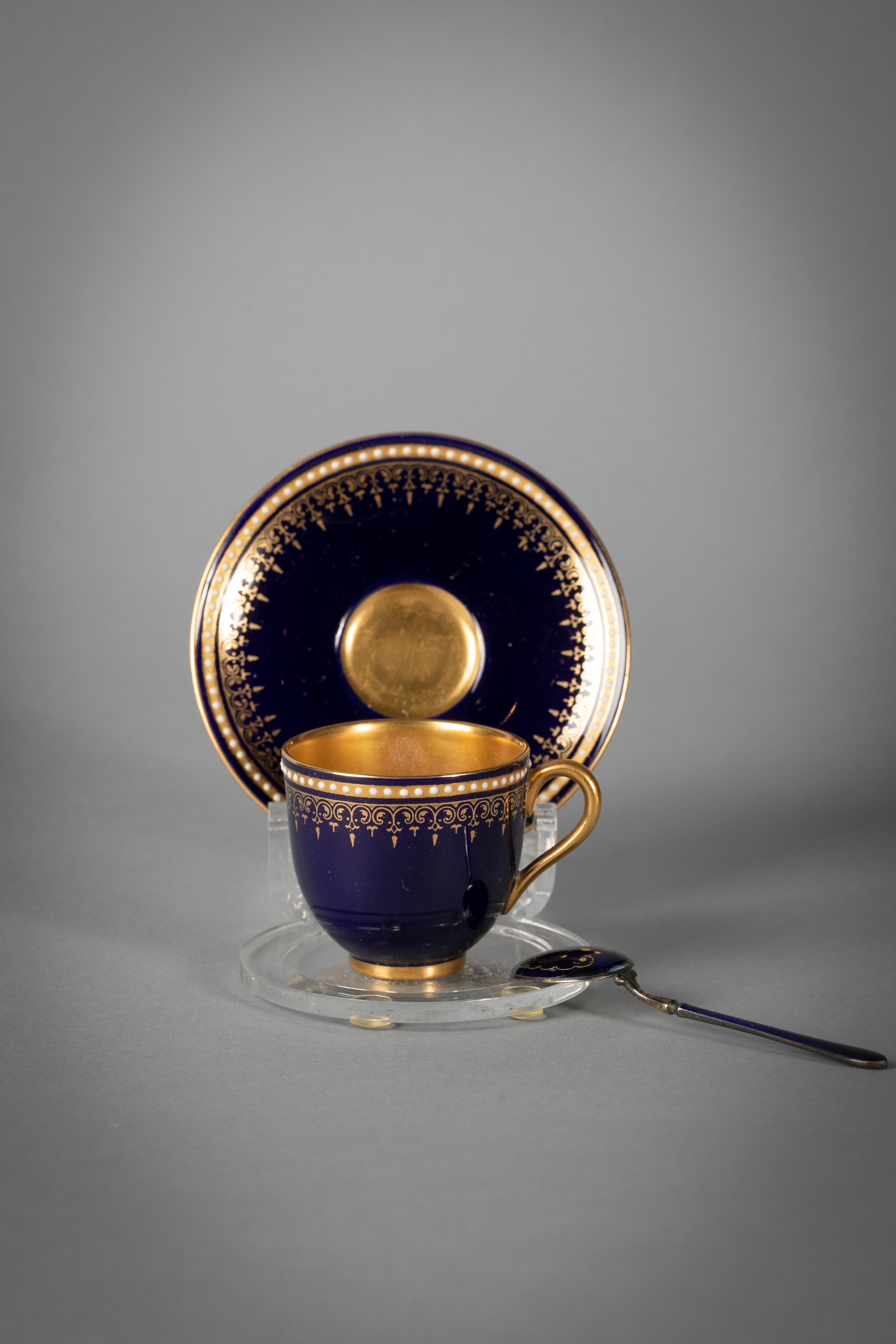 royal worcester gold tea set