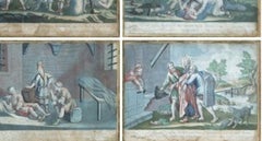 Set of six engravings - Biblical scenes - 19th century