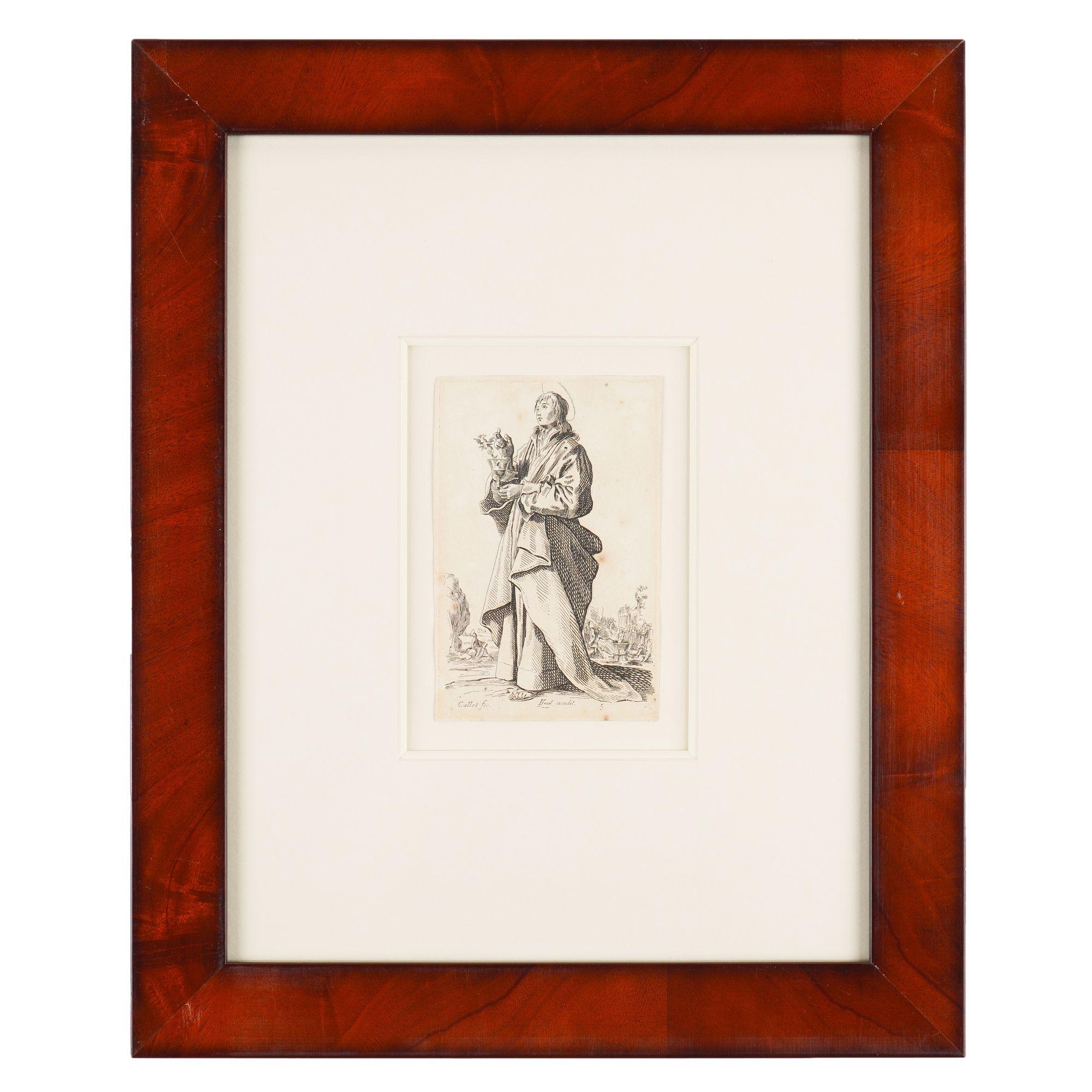 18th Century and Earlier Set of six engravings of Biblical figures by Jacques Callot, 1631 For Sale