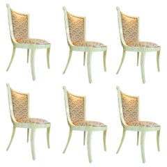 Set of Six Enrique Garcel Bone Dining Chairs