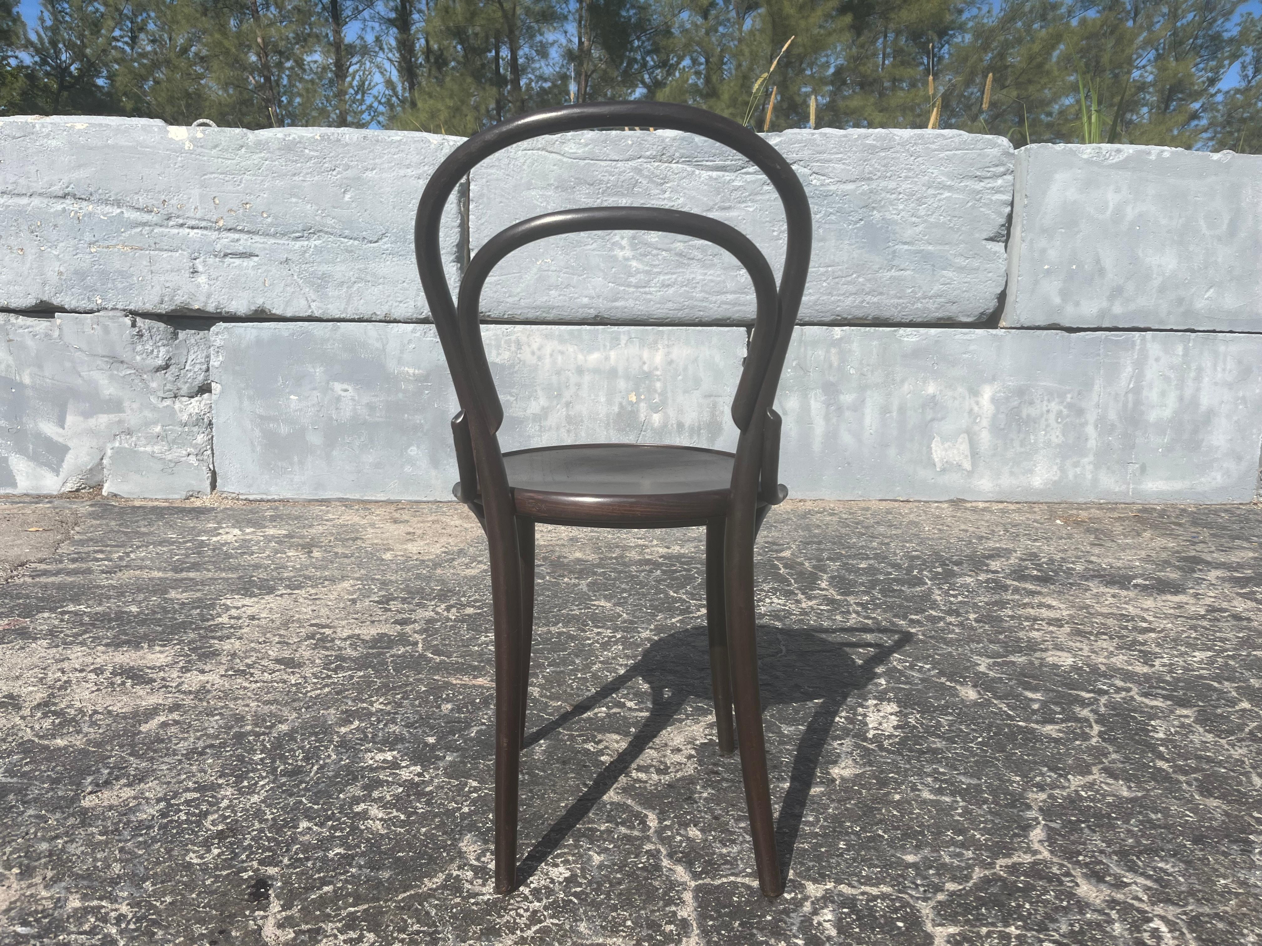 Modern Set of Six Era Chairs by Ton, Bentwood Chairs, Thonet Style For Sale