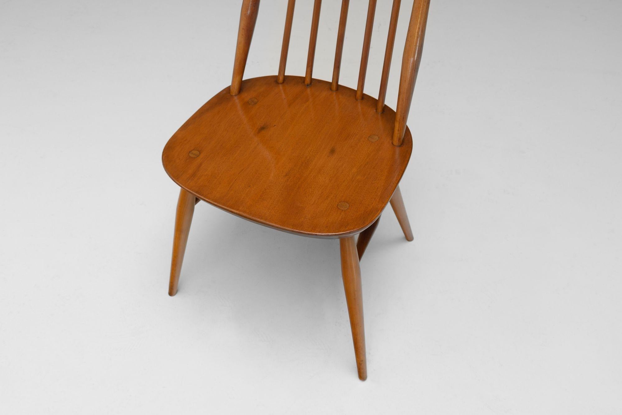 Ensemble de six chaises de salle à manger Ercol Goldsmith en vente 4