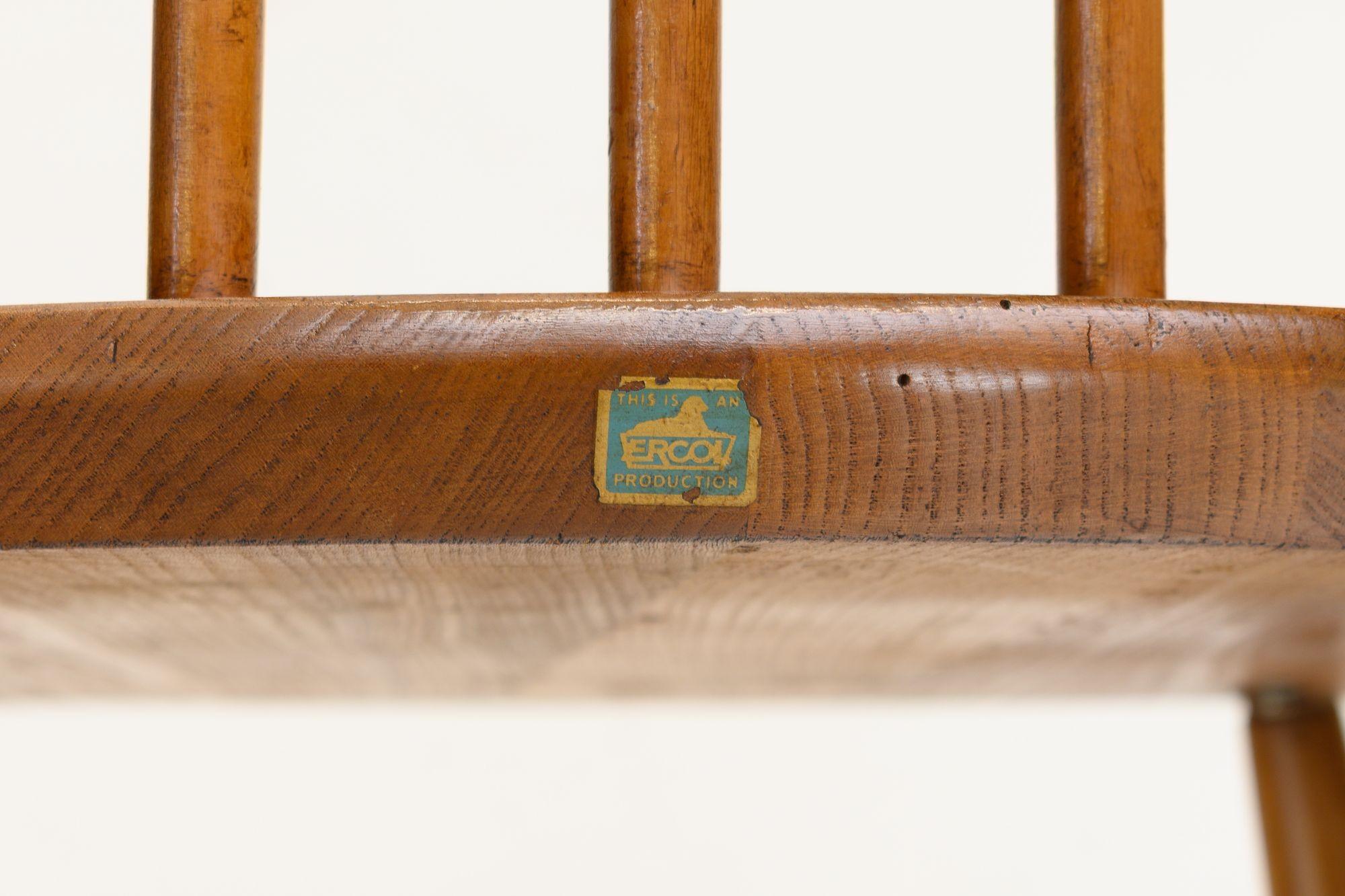 Ensemble de six chaises de salle à manger Ercol Goldsmith en vente 8
