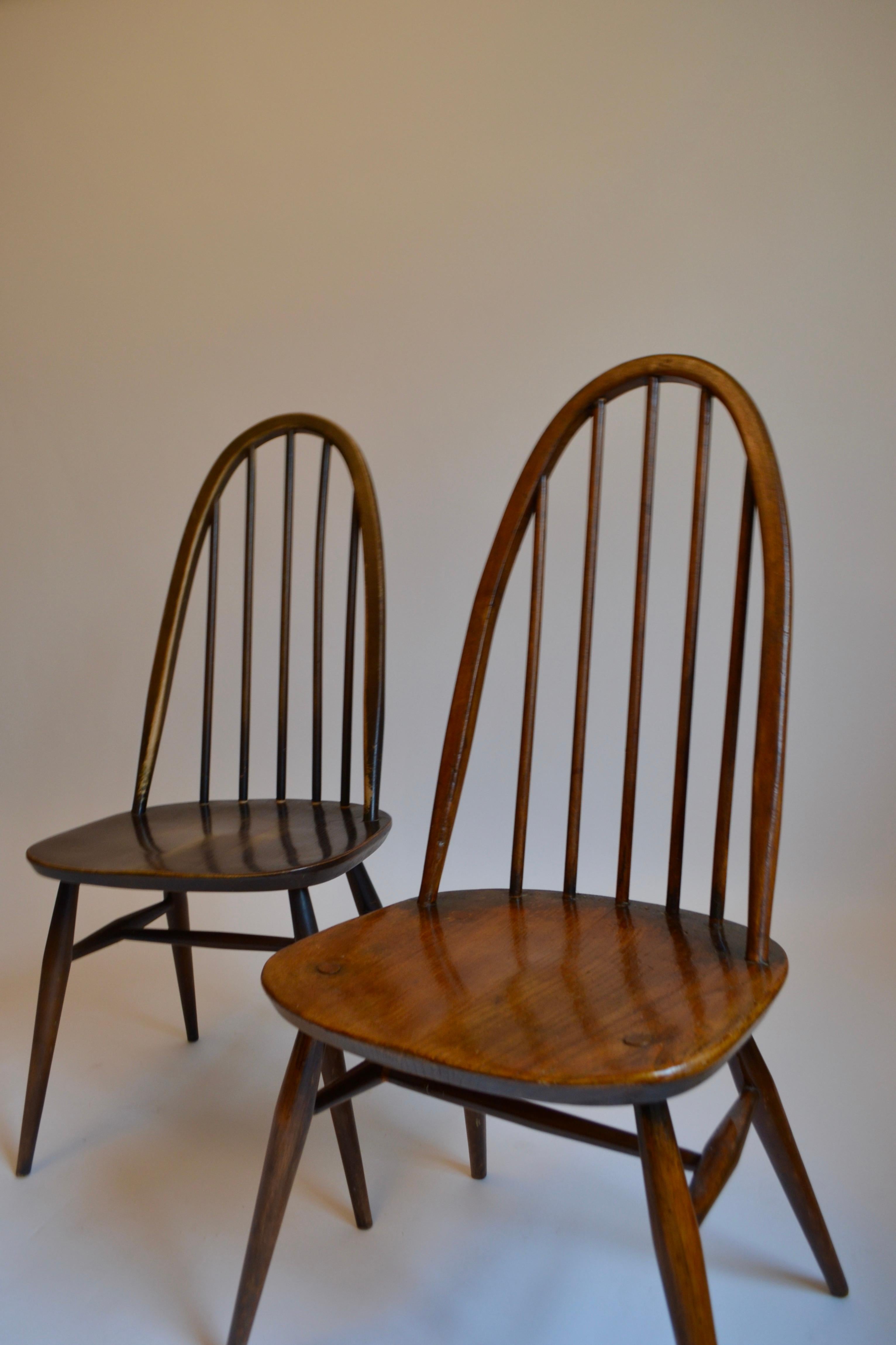 20th Century Set of Six Ercol Quaker Dining Chairs, 1960s