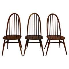 Set of Six Ercol Quaker Dining Chairs, 1960s