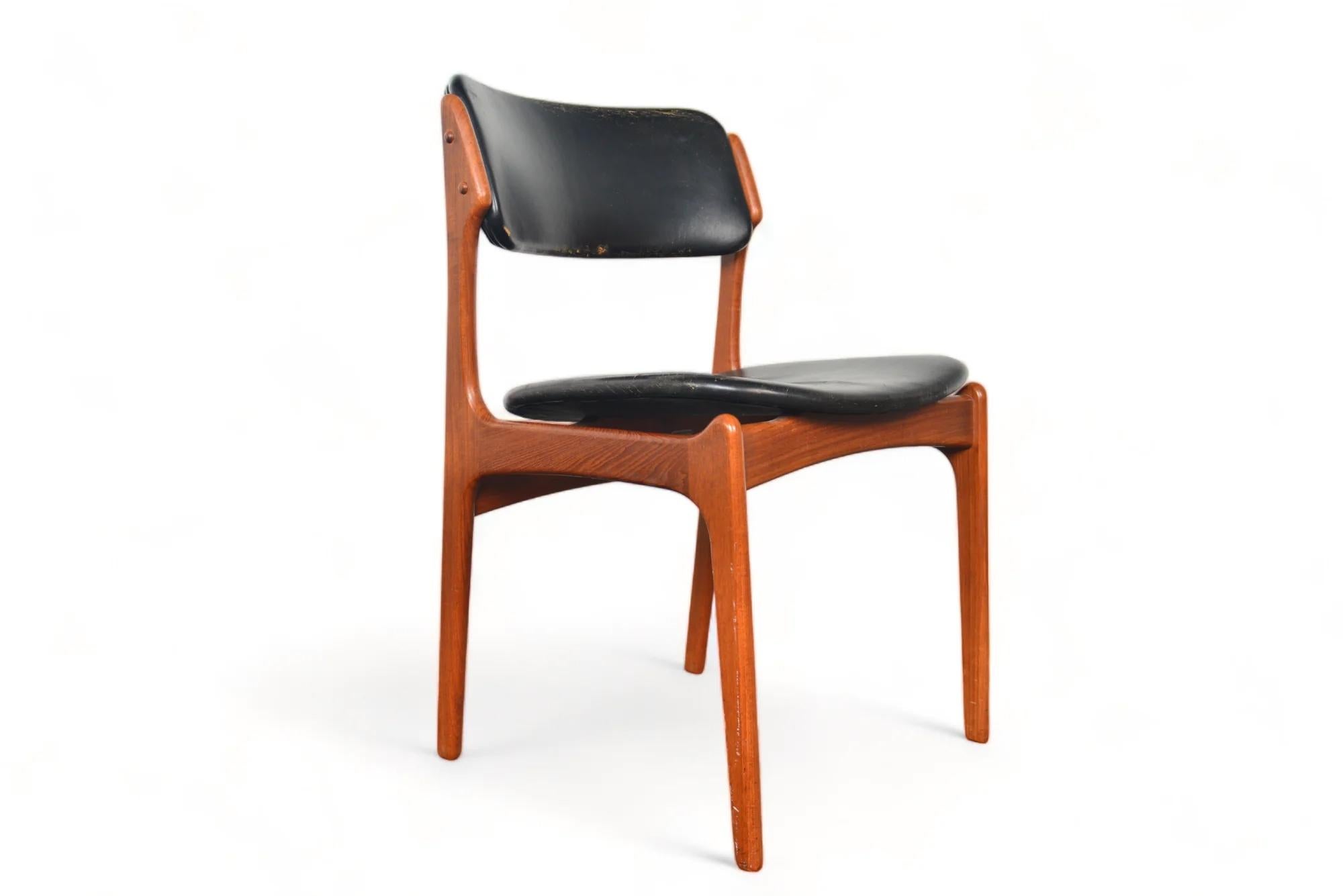 Set Of Six Erik Buch Model 49 Dining Chairs In Teak For Sale 1
