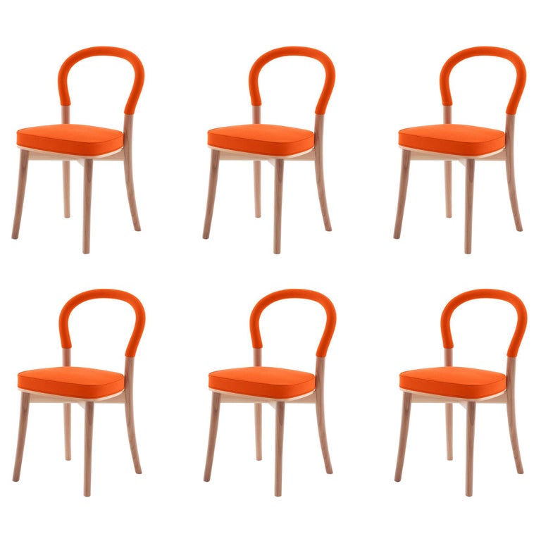 Set of Six Erik Gunnar Asplund 501 Göteborg Chair by Cassina For Sale