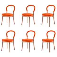 Set of Six Erik Gunnar Asplund 501 Göteborg Chair by Cassina