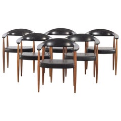 Conjunto de seis sillones "Eterna" de Ilmari Lappalainen para Asko