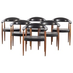 Vintage Set of Six 'Eterna' Armchairs by Ilmari Lappalainen for Asko