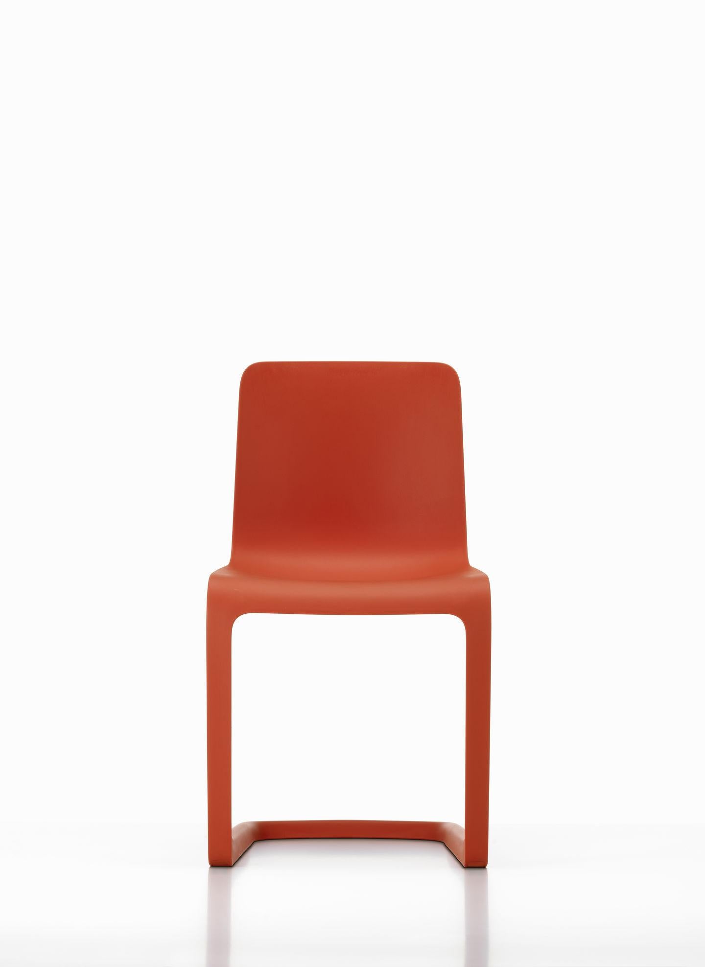 Swiss Set of Six EVO-C Chair in Recyclable Polypropylene by Jasper Morrison