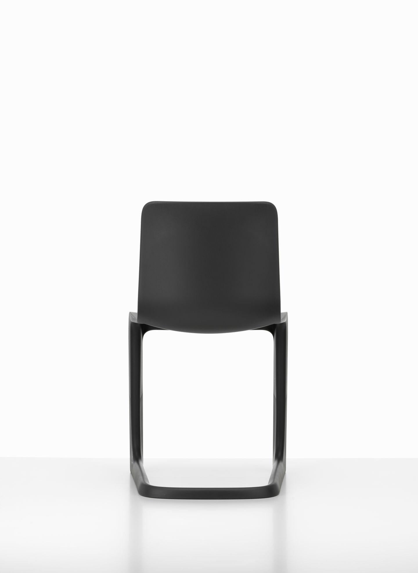 Plastic Set of Six EVO-C Chair in Recyclable Polypropylene by Jasper Morrison