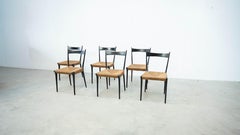 Satz von sechs außergewöhnlichen S11 Esszimmerstühlen von Alfred Hendrickx