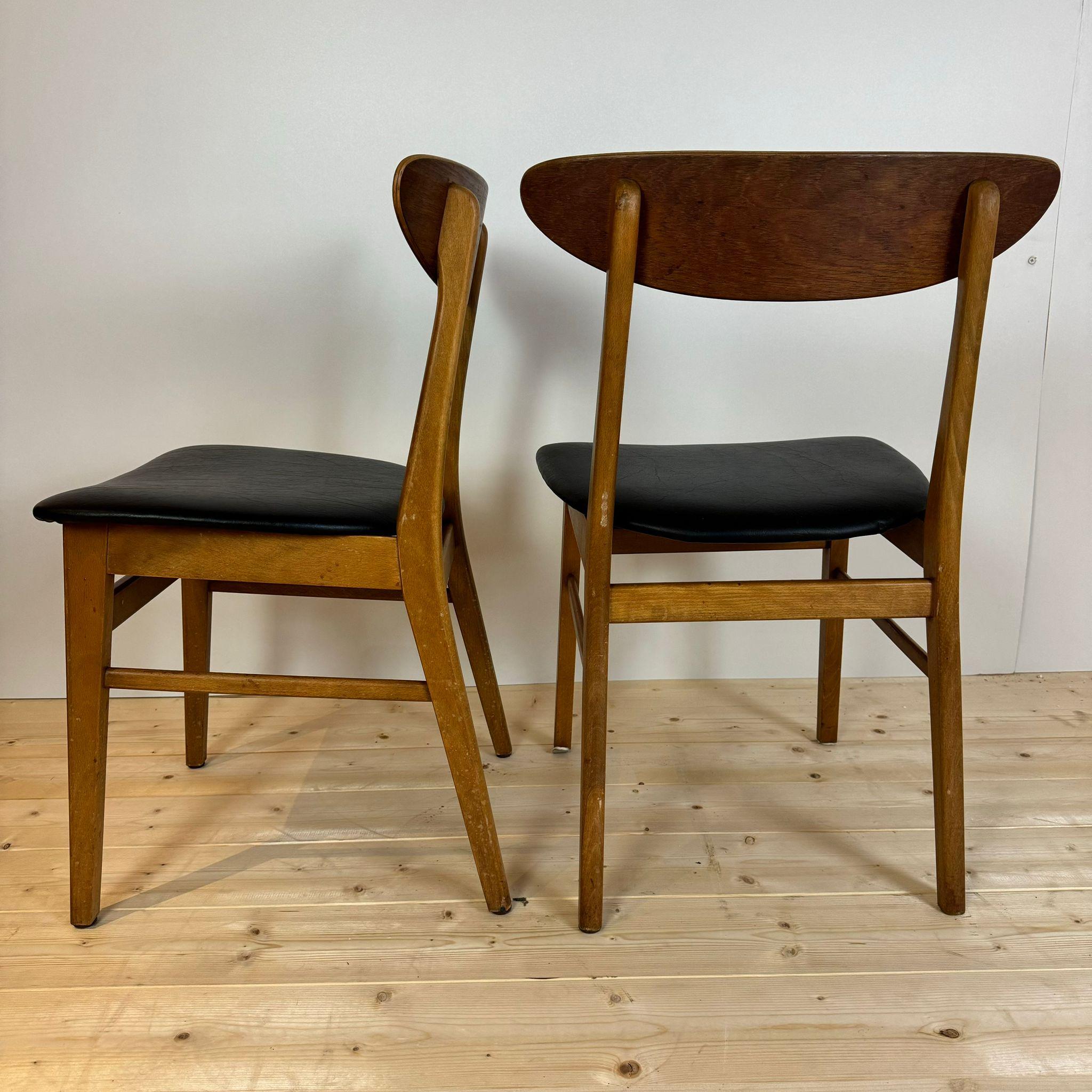 Set of six Farstrup, model 210, Denmark 1960s In Good Condition In Torino, IT