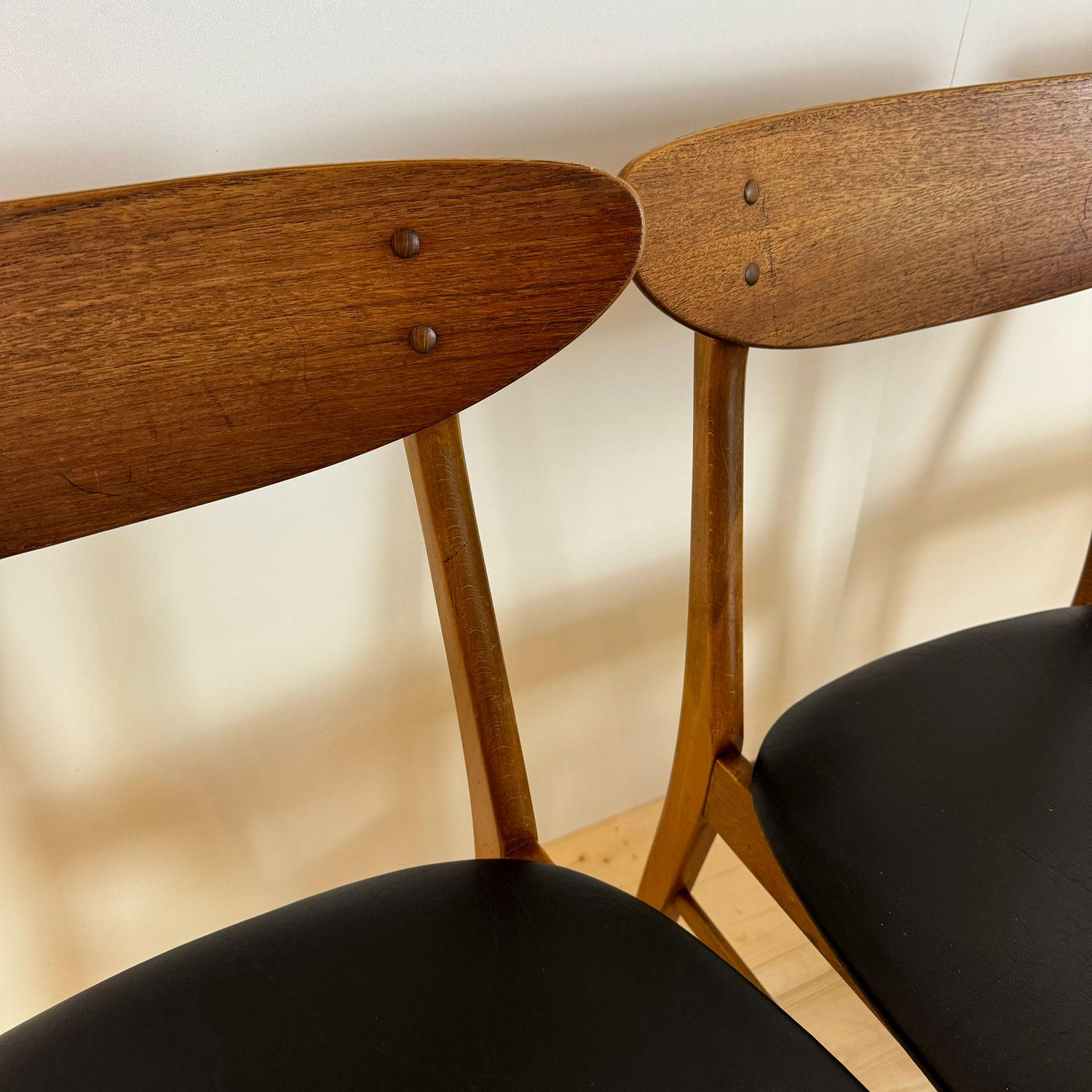 Mid-20th Century Set of six Farstrup, model 210, Denmark 1960s