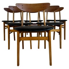 Set of six Farstrup, model 210, Denmark 1960s