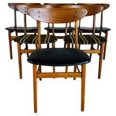 Set of six Farstrup, model 210, Denmark 1960s