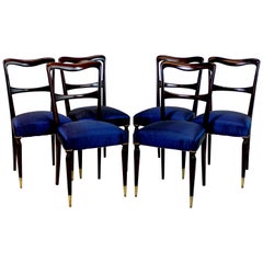 Set of Six Fine Italian Dining Chairs