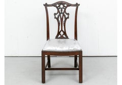 Juego De Seis De Calidad Fina  Sillas de Comedor de Caoba Estilo Chippendale