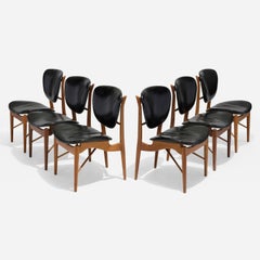 Set di sei sedie da pranzo Finn Juhls Modello 402 1/2