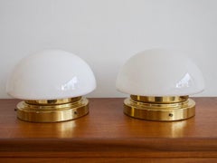 Set of Six Flush Mount Ceiling Lamps by Klaus Michalik