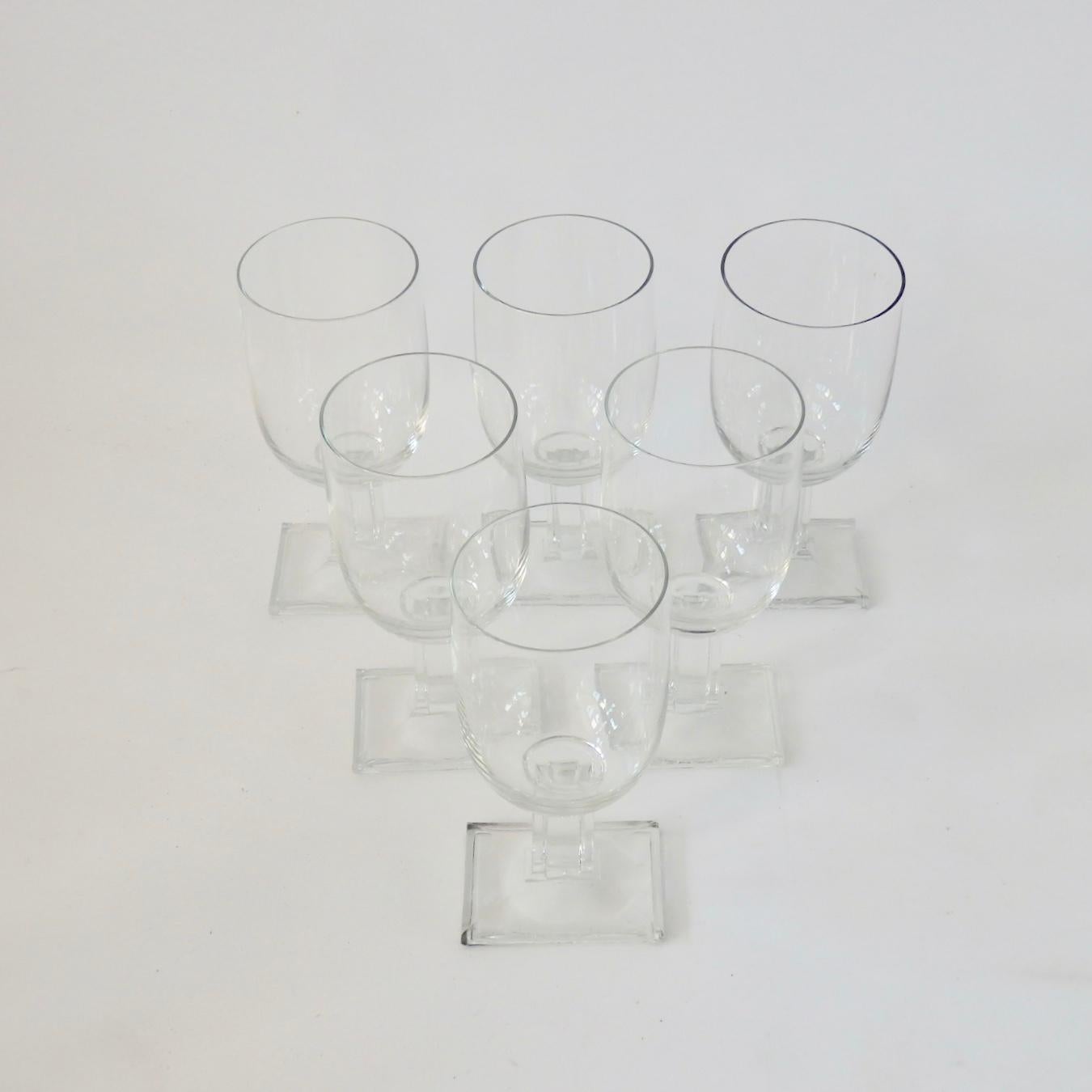 fluted water glasses