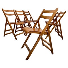 Set of six folding chairs 1960s