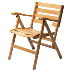 Set of Six Folding Chairs by Carlo Hauner for Reguitti