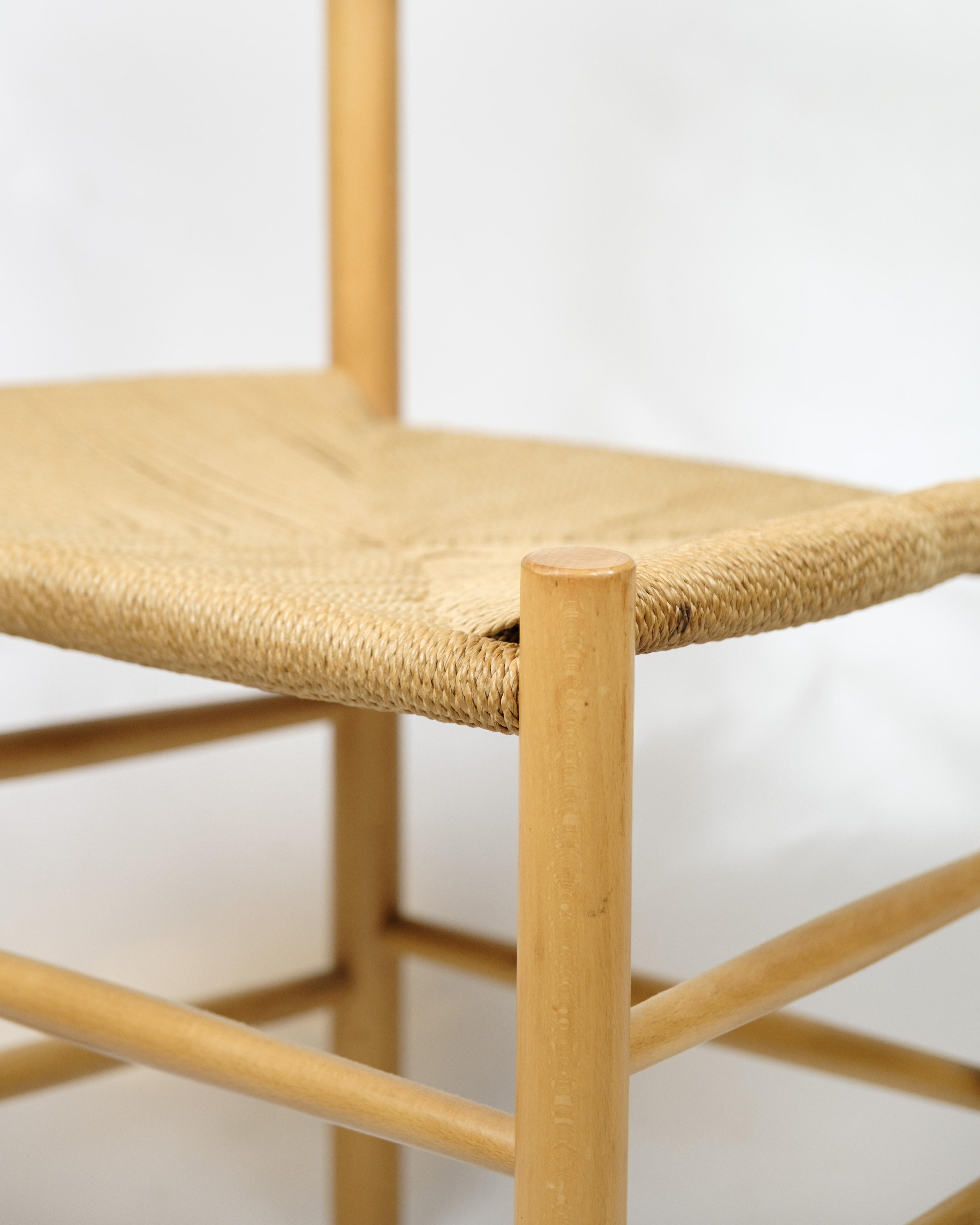 Satz von sechs Folk Stühlen Model No. J39 von Børge Mogensen für FDB Furniture aus den 1960er Jahren im Zustand „Gut“ im Angebot in Lejre, DK