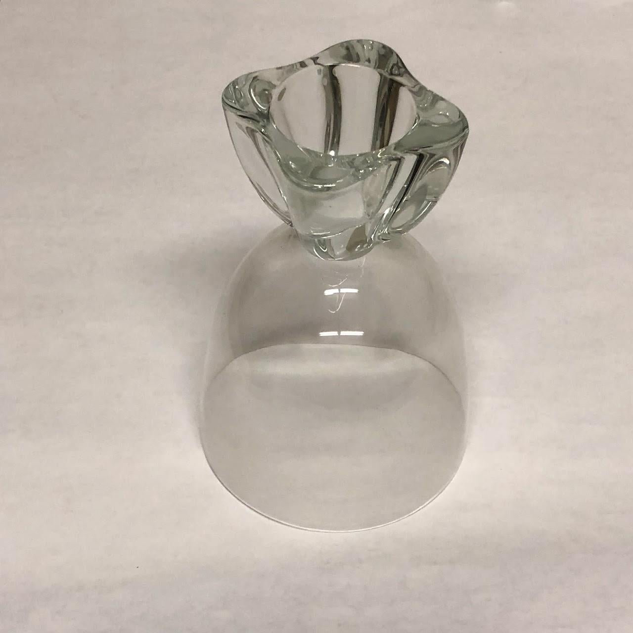 Mid-Century Modern Set of Six Fostoria Glass Water Goblets