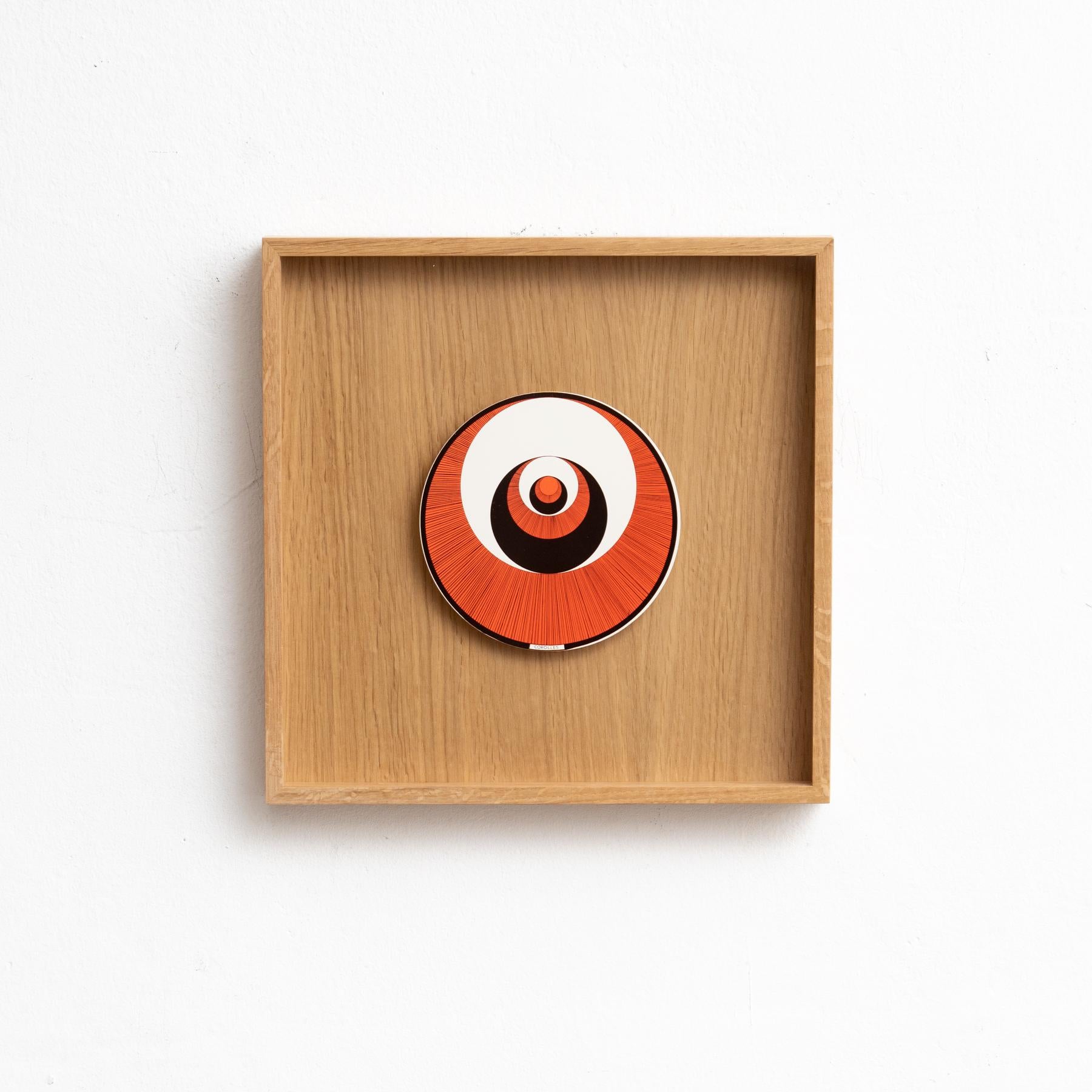 Set of Six Framed Marcel Duchamp Rotoreliefs by Konig Series 133, 1987 In Good Condition For Sale In Barcelona, Barcelona
