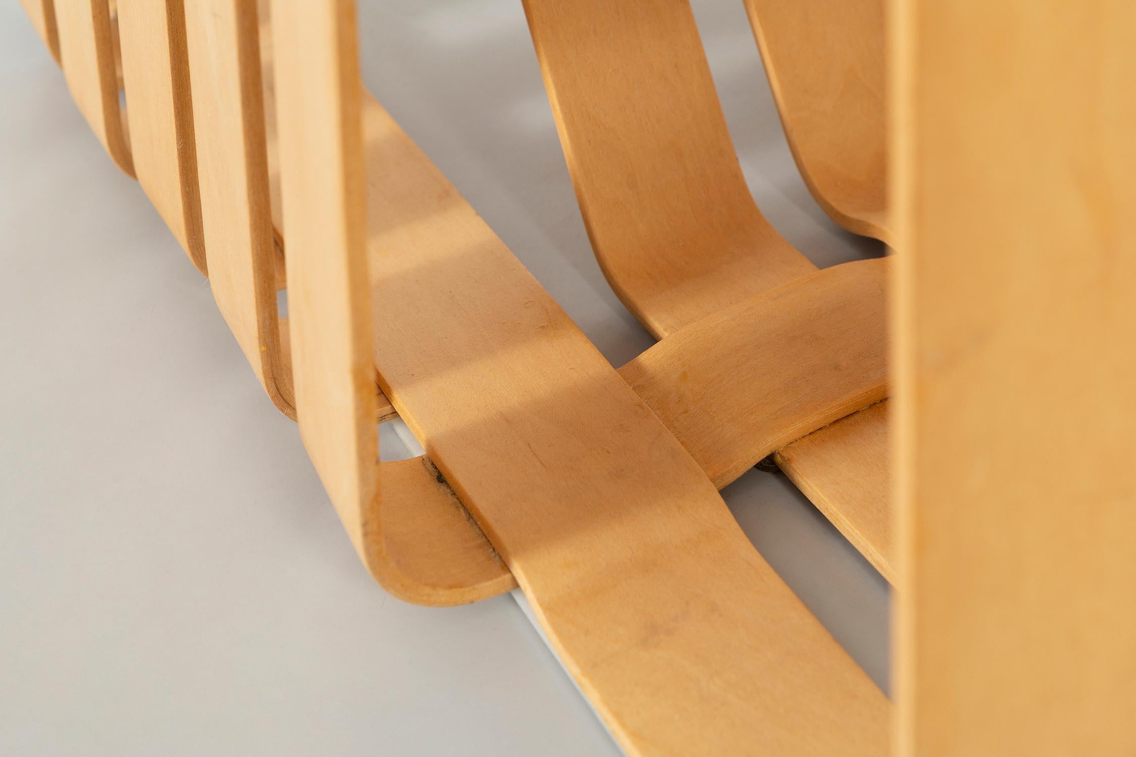 Set of Six Frank Gehry High Sticking Chairs For Sale 3