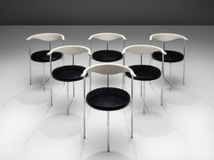 Set of Six Frederik Sieck for Fritz Hansen Chairs