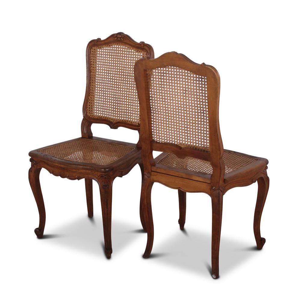 Set of Six French Caned Chairs In Good Condition In Vancouver, British Columbia