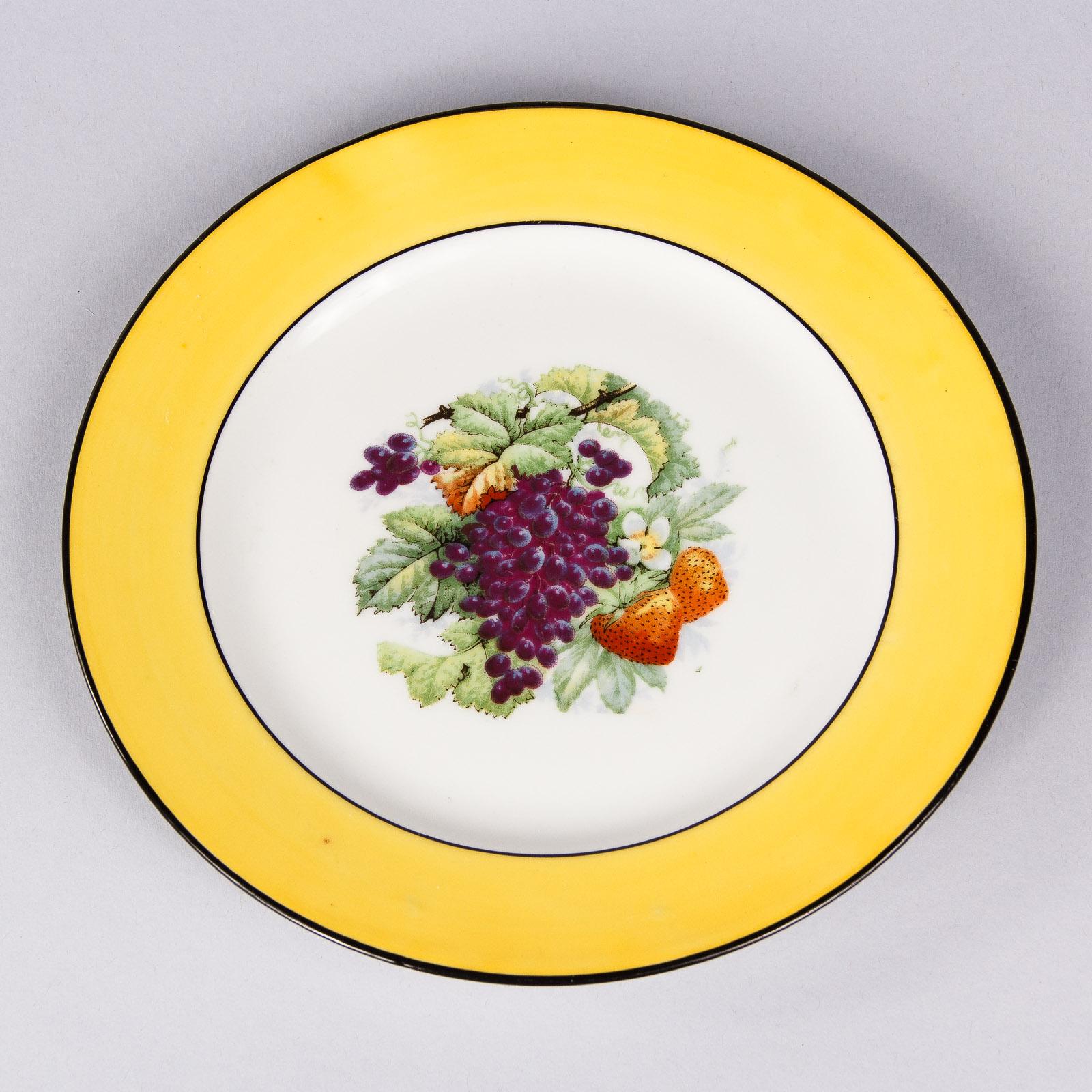 French Ceramic Plates from Mehun Factory, 20th Century 5