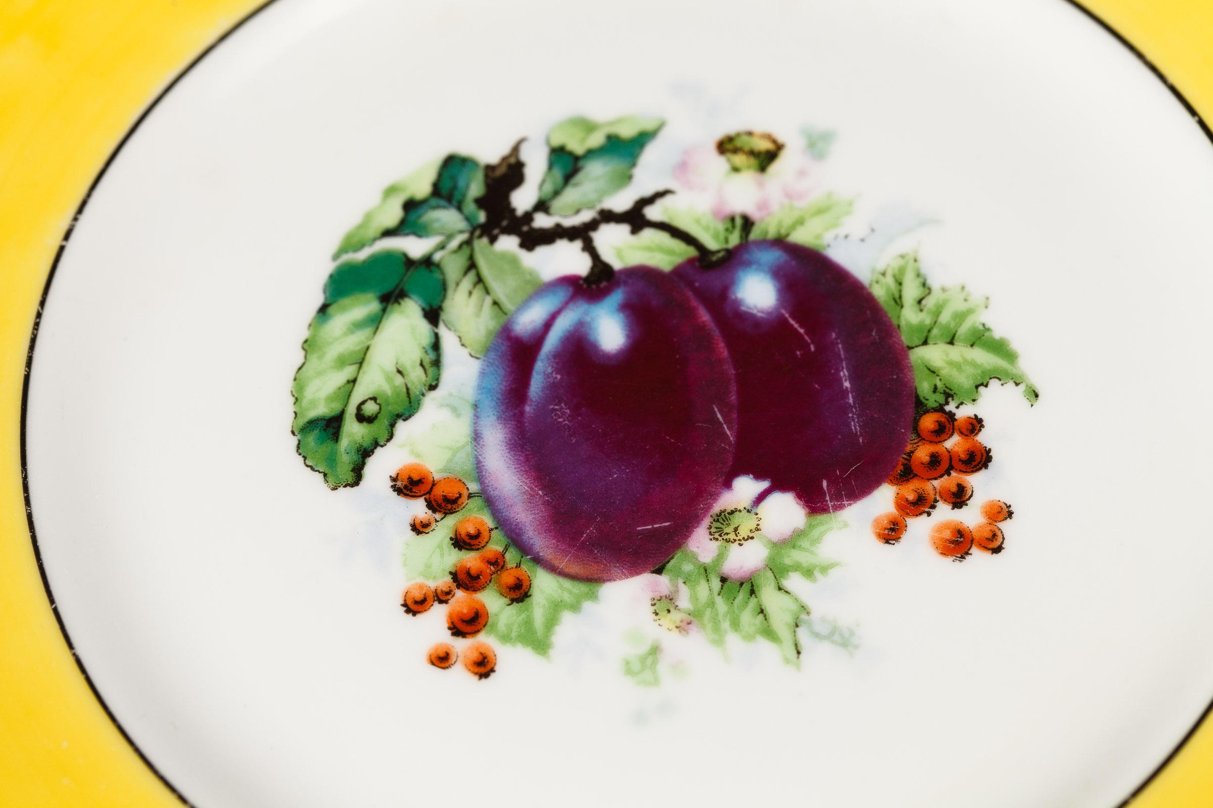 French Ceramic Plates from Mehun Factory, 20th Century 2